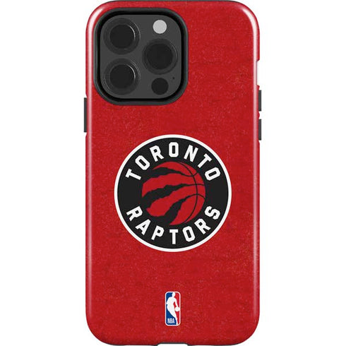 NBA Toronto Raptors Distressed iPhone 15 Pro Impact Case